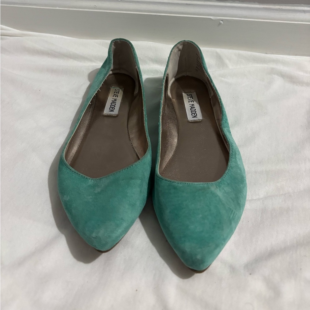 Steve Madden HANNA Teal flats